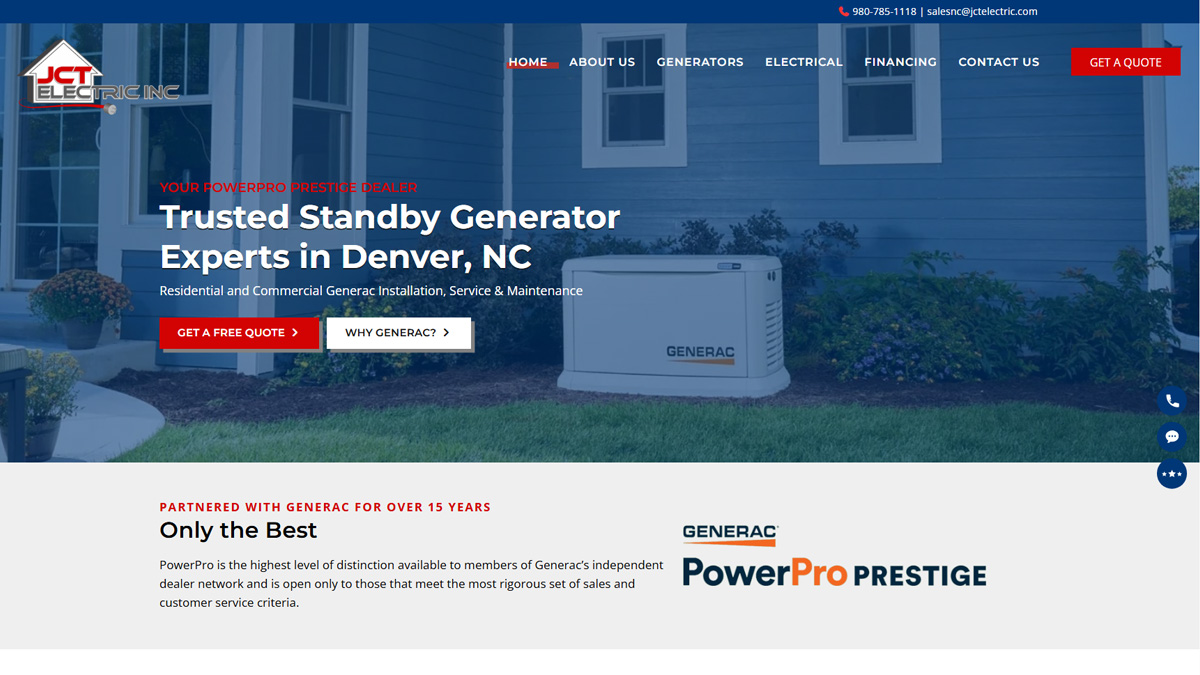 Generac generators dealers near me